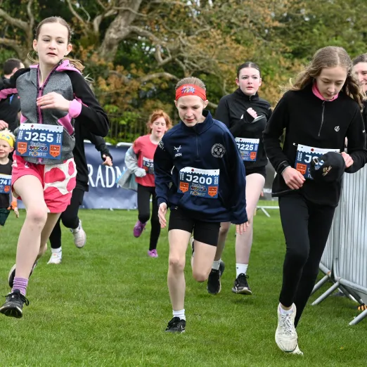 atheletes participating in the ludlow storm the castle duathlon